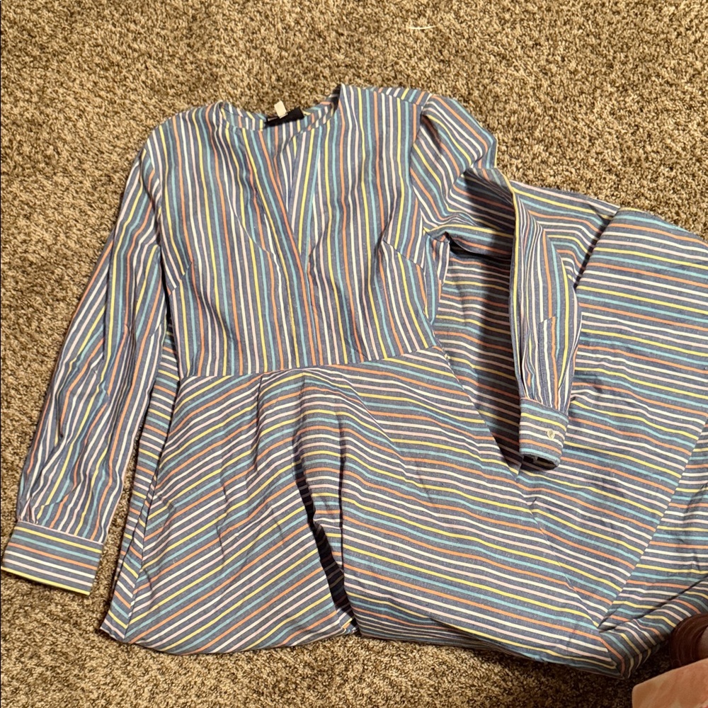 Tuckernuck Multicolor Striped Blouse size S